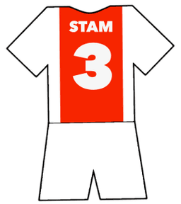Ajax shirt number 3