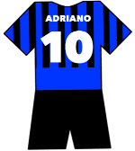 Inter Milan shirt number 10
