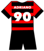 Flamengo shirt number 90