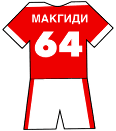 Spartak Moscow shirt number 64