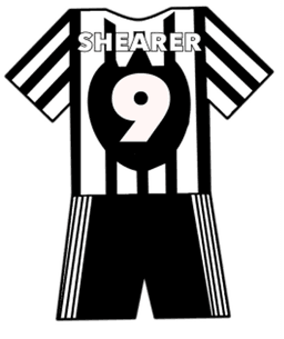 Newcastle Utd shirt number 9