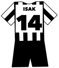 Newcastle Utd shirt number 14