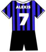 Inter Milan shirt number 7