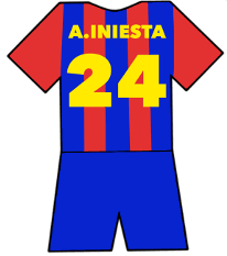 Barcelona shirt number 24