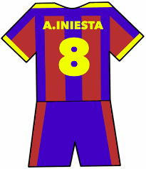 Andres Iniesta shirt
