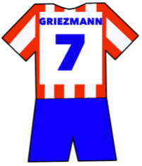 Atletico Madrid shirt number 7