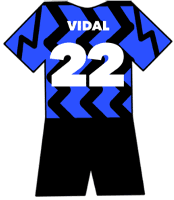 Inter Milan shirt number 22