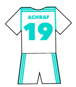 Real Madrid shirt number 19