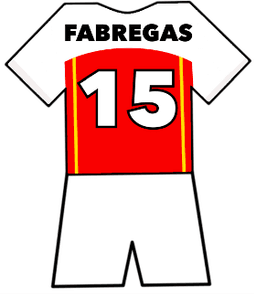 Arsenal shirt number 15