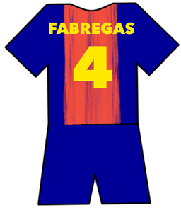 Barcelona shirt number 4