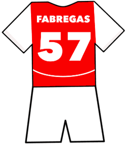 Arsenal shirt number 57