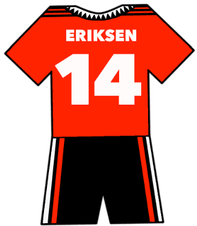 Christian Eriksen shirt