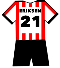 Christian Eriksen shirt