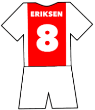 Ajax shirt number 8