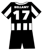 Newcastle Utd shirt number 17