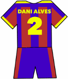Barcelona shirt number 2