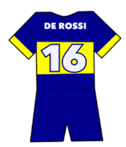 Boca Juniors shirt number 16