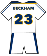 LA Galaxy shirt number 23
