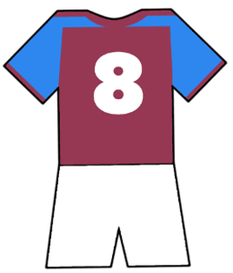 Aston Villa shirt number 8