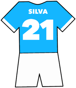 Manchester City shirt number 21