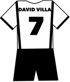 David Villa shirt