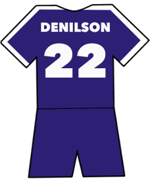 Bordeaux shirt number 22