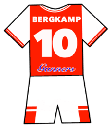 Dennis Bergkamp shirt