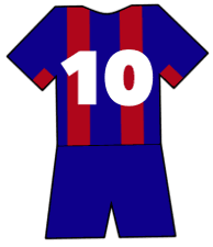 Barcelona shirt number 10