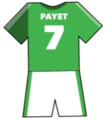 Saint Etienne shirt number 7