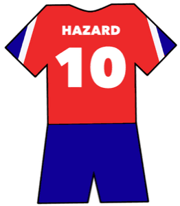 Eden Hazard shirt