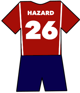 Eden Hazard shirt