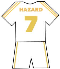 Real Madrid shirt number 7