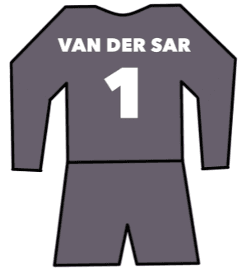 VV Noordwijk shirt number 1