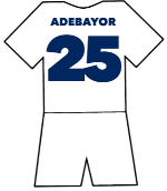 Tottenham Hotspur shirt number 25