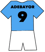 Manchester City shirt number 9