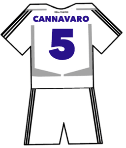 Real Madrid shirt number 5