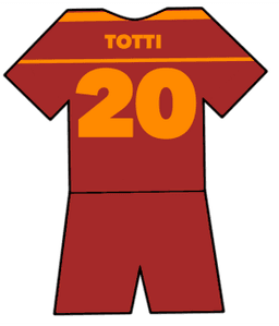Roma shirt number 20