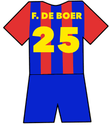 Barcelona shirt number 25