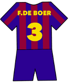 Barcelona shirt number 3