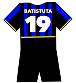 Inter Milan shirt number 19