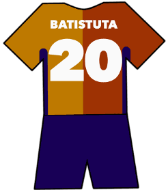 Gabriel Batistuta shirt