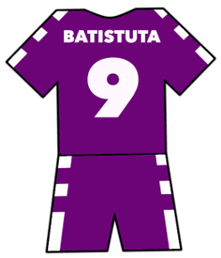 Gabriel Batistuta shirt