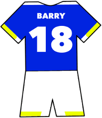 Everton shirt number 18