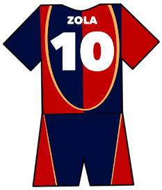 Cagliari shirt number 10