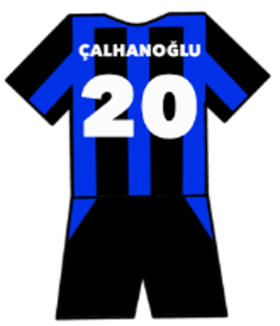 Inter Milan shirt number 20