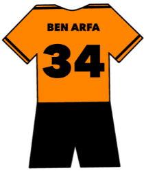 Hull City shirt number 34