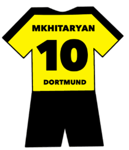 borussia dortmund shirt number 10