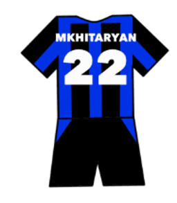 Inter Milan shirt number 22