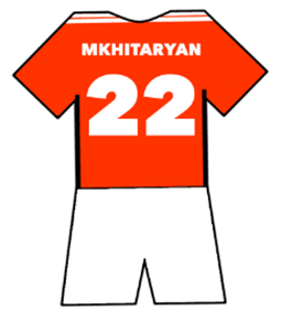 Manchester United shirt number 22