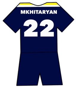 Metalurh Donetsk shirt number 22